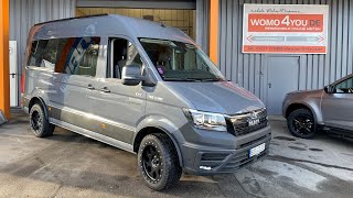 MAN TGE 4x4 Castello Camper von CargoClips mit Delta 4x4 Felgen 20 Zoll sowie Seikel Höherlegung [upl. by Bui448]