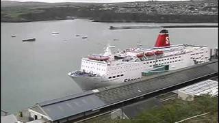 Stena Europe at Fishguard Pembrokeshire Wales [upl. by Angadreme764]