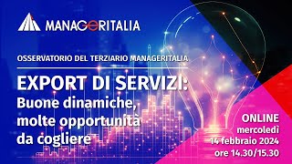 Osservatorio del Terziario Manageritalia [upl. by Atiuqahc]