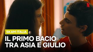 ASIA e GIULIO si BACIANO per la PRIMA VOLTA in SKAM ITALIA 6  Netflix Italia [upl. by Dodd]