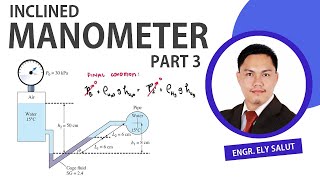 MANOMETERS  PART 3  INCLINED MANOMETER  ENGINEERING FLUID MECHANICS AND HYDRAULICS  TAGALOG [upl. by Abdulla]