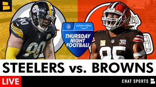 Steelers vs Browns Thursday Night Football Live Streaming Scoreboard NFL Week 12 On Amazon Prime [upl. by Lloyd170]