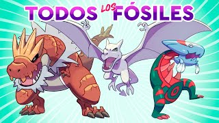 TODOS LOS POKÉMON FÓSILES EXPLICADOS [upl. by Friedman]