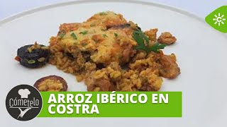 Cómetelo  Arroz ibérico en costra [upl. by Maison842]