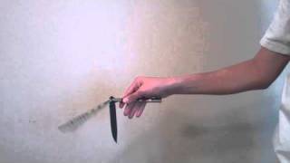 Balisong Tutorial Thumb Roll Beginner [upl. by Naerol]