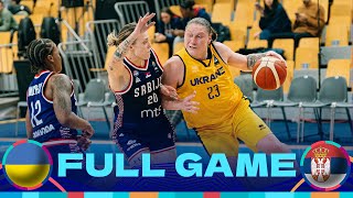 Ukraine v Serbia  Full Basketball Game  FIBA Womens EuroBasket 2025 Qualifiers [upl. by Akinnej]