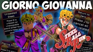 NEW GIORNO GIOVANNA in SBR YBA [upl. by Einnalem]