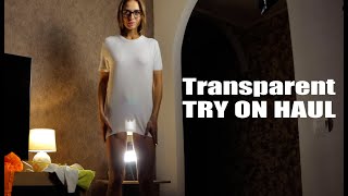 Try on haul my new transparent dresses [upl. by Adnohsed]