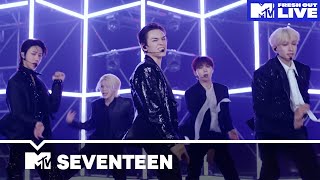 SEVENTEEN 세븐틴 perform quotMAESTROquot  MTV Fresh Out Live  MTV Asia [upl. by Arrekahs]