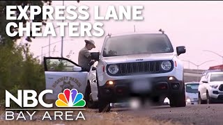 CHP officers crack down on express lane cheaters [upl. by Alysoun]