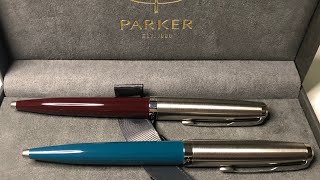 Parker 51 teal and burgundy [upl. by Emiolhs]