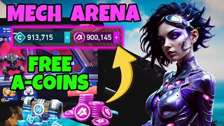 Mech Arena Hack  How to Get Unlimited Free A Coins and Credits in Mech Arena iOSAndroidPC [upl. by Oslec]