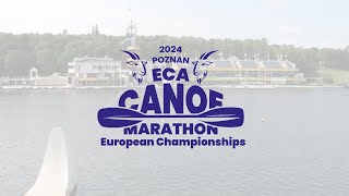 Saturday morning  2024 ECA Canoe Marathon European Championships Poznan POL [upl. by Dleifyar155]