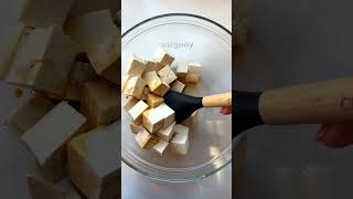 The 3ingredient crispy tofu I cant stop making shorts [upl. by Hgieliak]