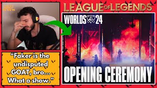 Tarik Reacts To The LoL Worlds 24 Opening Ceremony [upl. by Manly]