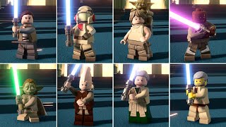 LEGO Star Wars The Skywalker Saga  All Jedi Characters [upl. by Stasny617]