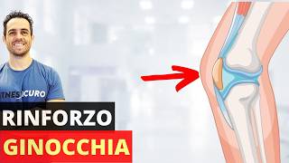 Come RINFORZARE le GINOCCHIA con solo 2 ESERCIZI [upl. by Viviyan]