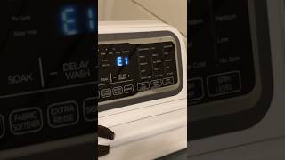 Midea Washer E1 code  The Fix [upl. by Stanwinn]