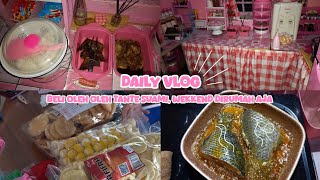 KEGIATANKU DIHARI WEKKEND KEMARIN dailyvlog adayinmylife youtube dapurpink [upl. by Hevak]