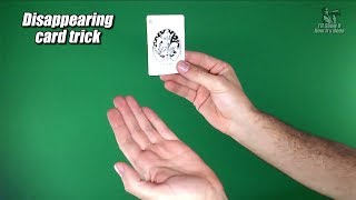 VANISH CARD  Amazing Card TRICK  Creative Minds [upl. by Hedvah903]