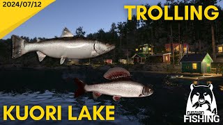 Trolling Kuori Lake Russian Fishing 4 [upl. by Dlonra]