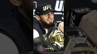 Islam Makhachev on defeating Dustin Poirier at UFC 302 shorts [upl. by Scarito]