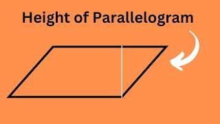 Finding height of a parallelogram given the area [upl. by Piggy203]