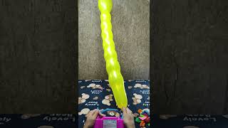 LONG TAIL BALLON🎈✨ BALLON POP😍🎈 shorts satisfying asmr balloon popping [upl. by Evante]