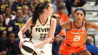 Caitlin Clark powers Fever into playoffs vs Sun after historic rookie regular season [upl. by Yllah]