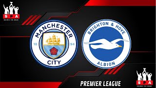 MANCHESTER CITY VS BRIGHTON EN VIVO ⚽️ ⚽️ ⚽️  JULIAN ALVAREZ TITULAR  PREMIER LEAGUE  FECHA 9 [upl. by Walt]