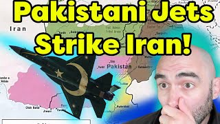 BREAKING Pakistan STRIKES Iran w Missiles Drones Aircraft [upl. by Rossie520]