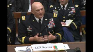 Rep Hunter Gen Odierno Sec McHugh House Armed Services Committee WFED [upl. by Anirat410]