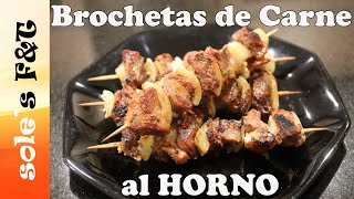 Brochetas de Carne al Horno Deliciosos [upl. by Nilhsa]