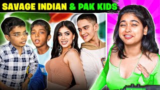 MOST SAVAGE INDIAN amp PAKISTANI KIDS 🤣🤣 EXTREMELY FUNNY Saloniyaapa [upl. by Airamalegna212]