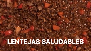 Como hacer lentejas saludables  Alziur [upl. by Elurd]