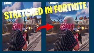 STRETCHED in Fortnite UNENDLICH FPS  PC [upl. by Lanni]