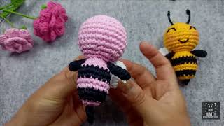 ABEJA A CROCHET AMIGURUMI PASO PASO amigurumi crochet diy amigurumilovers bee abejas craft [upl. by Lamprey818]