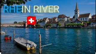 Rhein River Diessenhofen  Konztancevlog travel myswitzerland mountains highlights [upl. by Eixel]