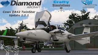 CraftySimulations  Cows Da42 Update  V111 Info Video [upl. by Limann]