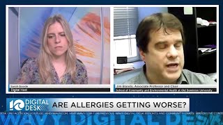 Local expert shares impact of climate change on allergens [upl. by Anohs]