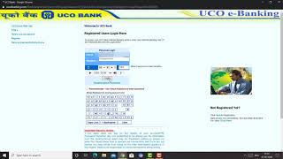 How to download UCO Bank account statement in PDF via eBanking [upl. by Nennahs167]