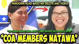 KAKAPASOK LANG VP SARA NAPATAWA ANG TAGA COA SA 125M CONFIDENTIAL FUNDS JOKE NYA STRESS FREE SI VP [upl. by Ahsimed920]