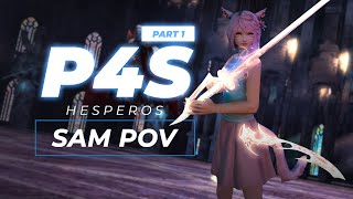 FFXIV  P4S p1 Clear Asphodelos Fourth Circle Savage  SAM PoV [upl. by Ariane]