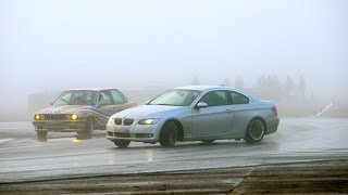 E92 335i vs E30 335i Drift Pôle Mécanique des Ardennes [upl. by Scot]