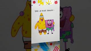 Meilleur duo 👑 dessin shortsart bobleponge spongebob [upl. by Bonnee702]