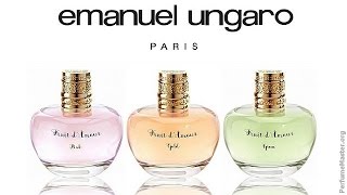 Emanuel Ungaro  Fruit DAmour Fragrance Collection [upl. by Divd]