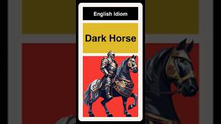 Dark Horse English Idiom [upl. by Danya]