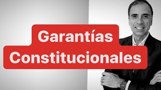 LAS GARANTÍAS CONSTITUCIONALES Art 18 Constitución Nacional Argentina Derecho Constitucional [upl. by Aihsila]