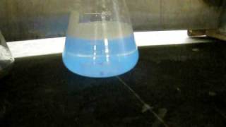 Purdue University  CHM 115 Lab  Preparation Of Luminol ChemiluminescenceAVI [upl. by Aihcila334]