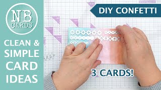 How to Use Confetti Dies on Happy Birthday Cards 2024244 [upl. by Kotto]